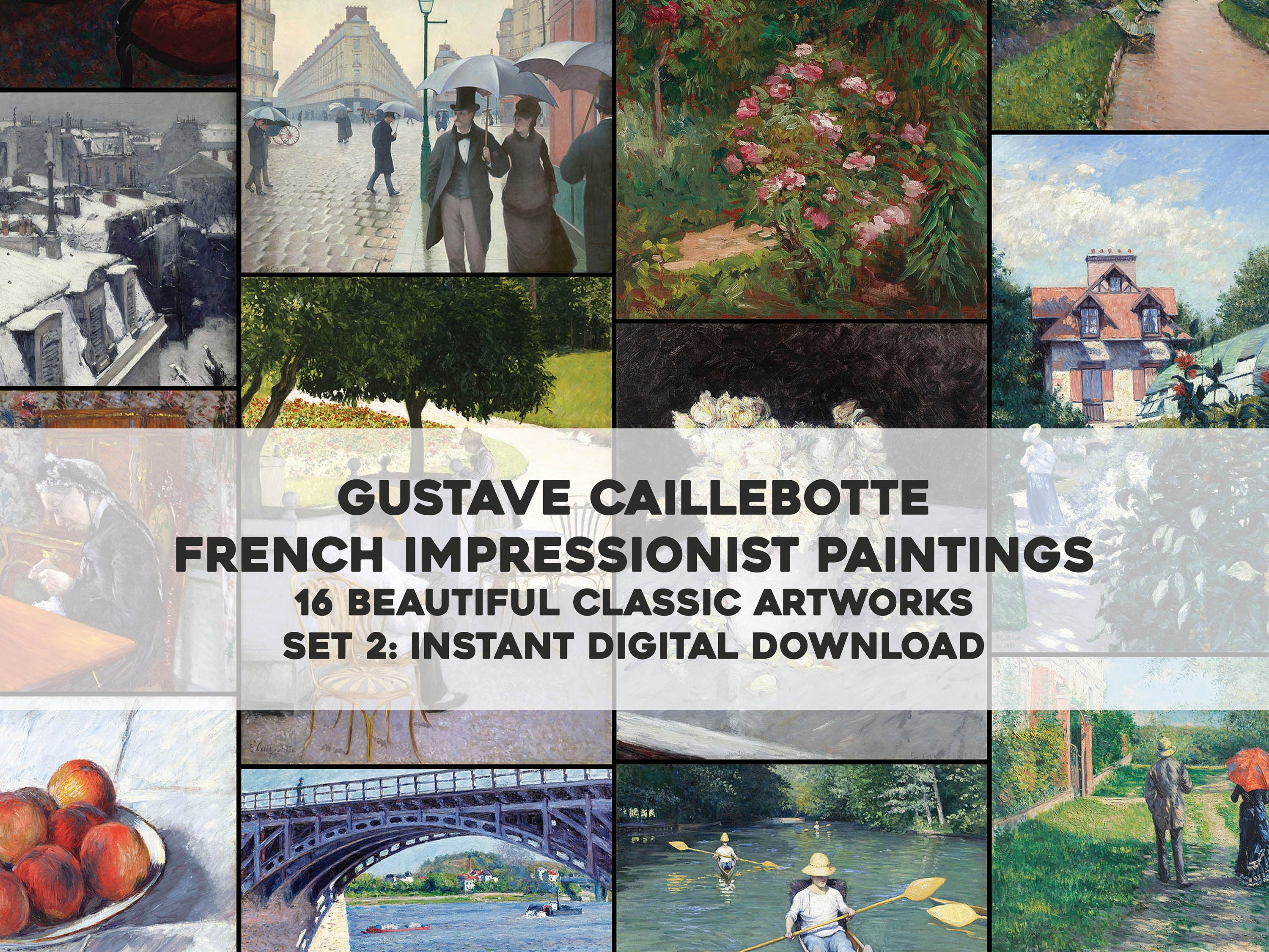 16 Gustave Caillebotte French Impressionist Paintings | HQ Image