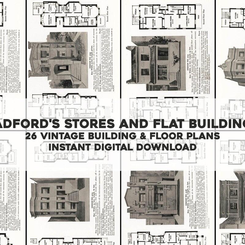 Basic Building Printable Layout Commercial Building Blueprints - Etsy