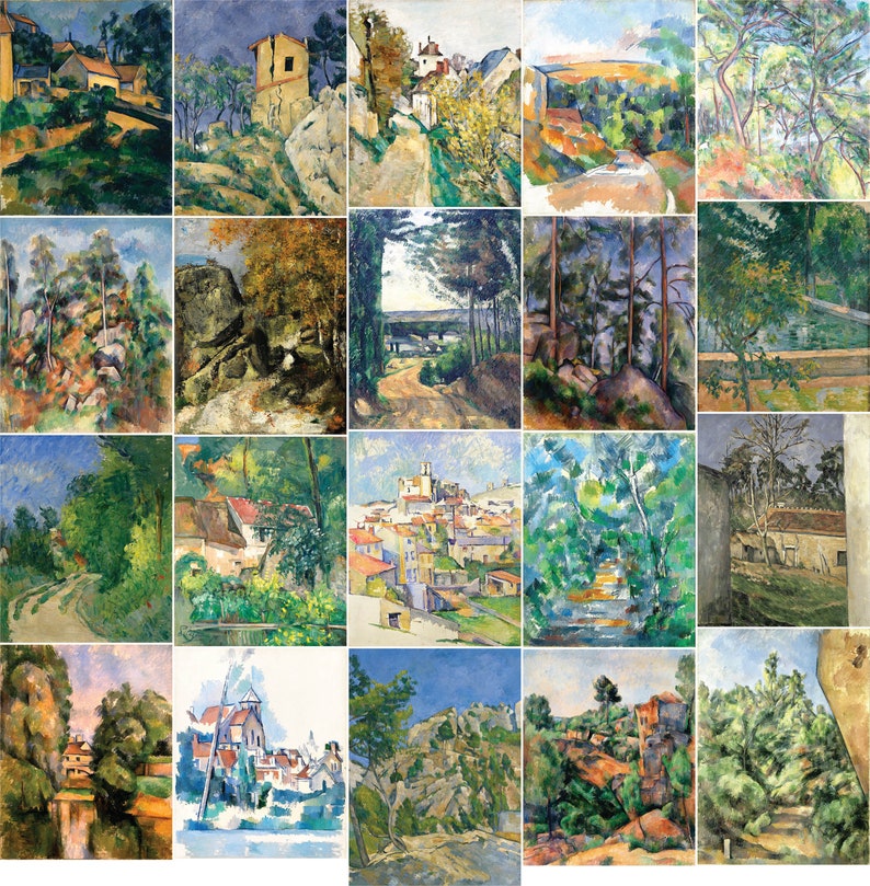 20 Paul Cezanne Impressionist Landscape Scenery Paintings | HQ Image ...