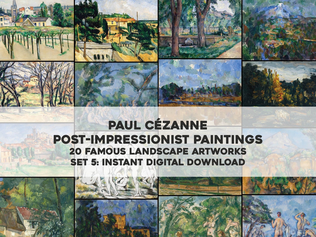 20 Paul Cezanne Impressionist Landscape Scenery Paintings | HQ Image ...