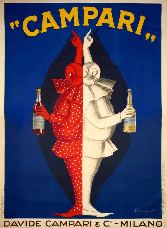 Campari 1921 French Italian Poster | Single Printable Wall Art