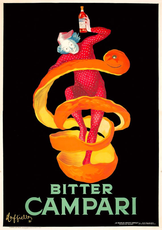 Bitter Campari French Italian Poster | Single Printable Wall Art