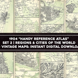 40 mapas de metrô vintage legais do centro da cidade Atlas mundial prático | Pacote de imagem HQ/arte de parede para impressão | Download digital instantâneo para uso comercial 2