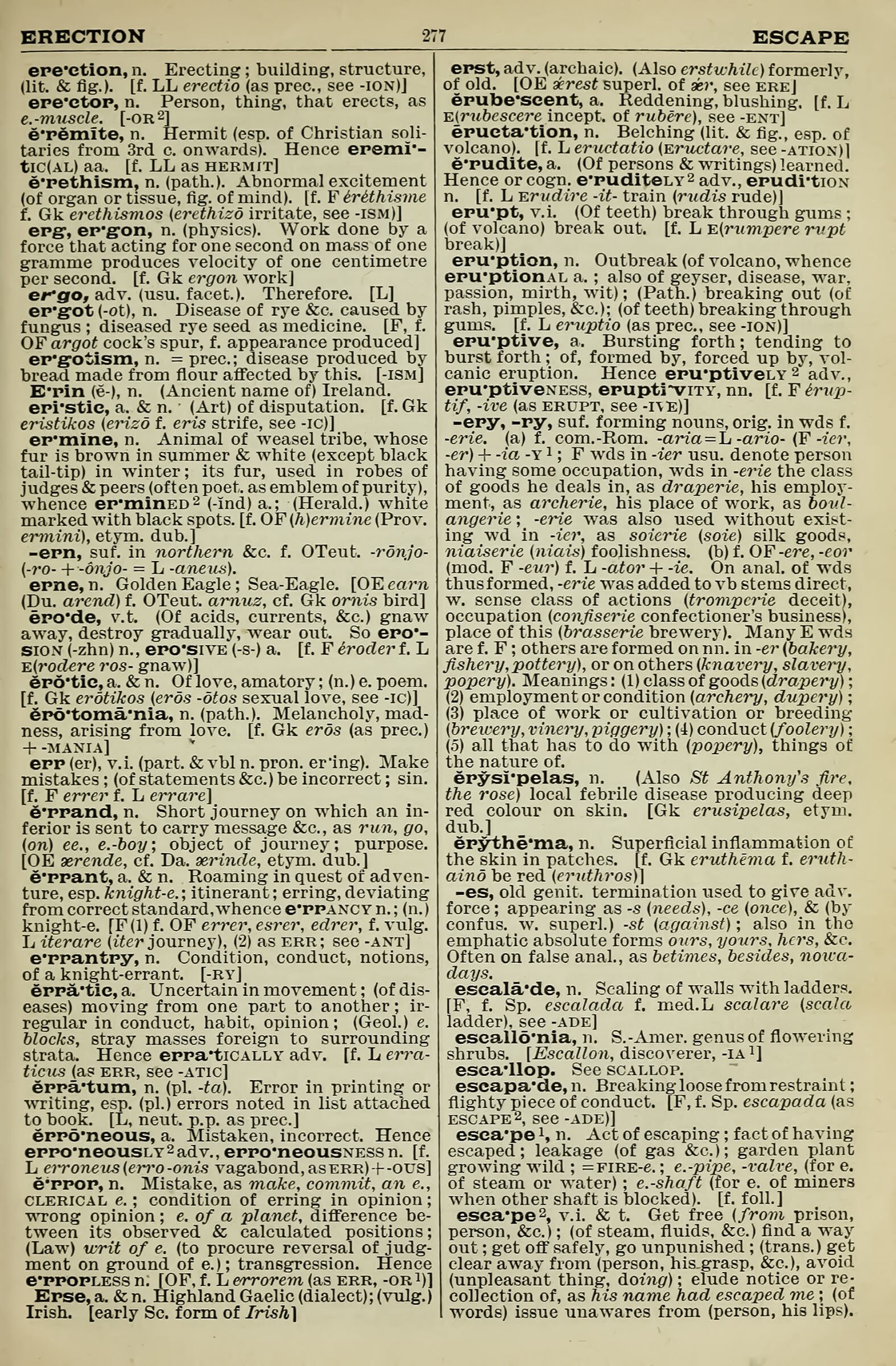 90 Vintage English Dictionary Pages Set 4 ENG-GRA | HQ Image Resource ...