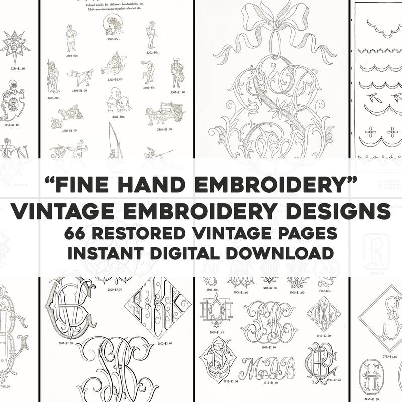 Vintage Hand Embroidery - Etsy