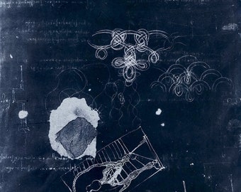 レオナルド・ダ・ヴィンチ 図版 93 レオナルド ダ ヴィンチ スケッチ ノート 図表 ネガ セット 2