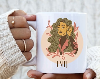ENTJ Becher, ENTJ Geschenk, Extrovertierte Tasse, Extrovertiertes Geschenk für Extrovertierte, MBTI Tasse, Myers Briggs, Commander Mug, Persönlichkeitstyp, Psychologie Tasse