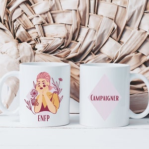 ENFP Mug, ENFP Gift, Extrovert Mug, Extrovert Gift for Extrovert, MBTI Mug, Myers Briggs, Campaigner Mug, Personality Type, Psychology Mug