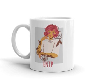 ENTP Becher, ENTP Geschenk, Extrovertierte Tasse, Extrovertiertes Geschenk für Extrovertierte, MBTI Tasse, Myers Briggs, Streiter Tasse, Persönlichkeitstyp, Psychologie Tasse