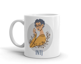 INTJ Tasse, INTJ Geschenk, Introvertierte Tasse, Introvertiertes Geschenk für Introvertierte, MBTI Tasse, Myers Briggs, Architekt Tasse, Persönlichkeitstyp, Psychologie Tasse