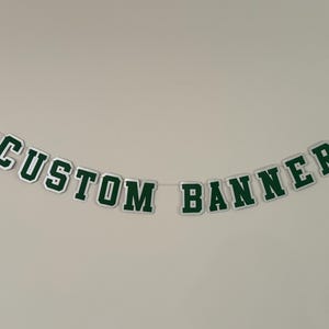 Custom Banner, Custom Party Banner, Customized Banner, Customizable Banner, Custom Birthday Banner, Custom Sign