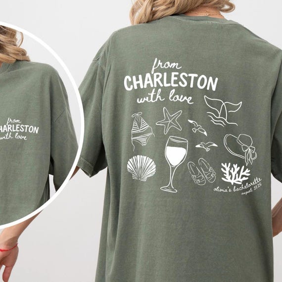 Custom Coastal Bachelorette T-Shirt: Personalized Beach Trip Tee