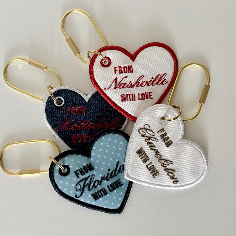 With Love From Bag Charm - Etsy