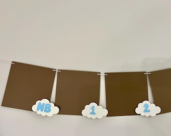 Banner de foto de primer cumpleaños, decoración de cumpleaños de "El tiempo vuela", fiesta de cumpleaños de "El tiempo vuela", primer cumpleaños de "El tiempo vuela", fiesta de cumpleaños