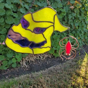 Oogie Stained glass suncatcher