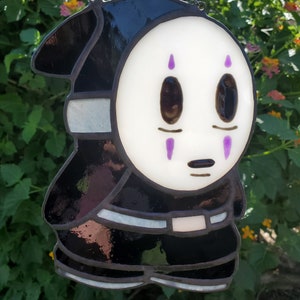 No Face Shy Guy suncatcher