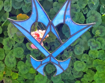 Stainedglass suncatcher unversed emblem