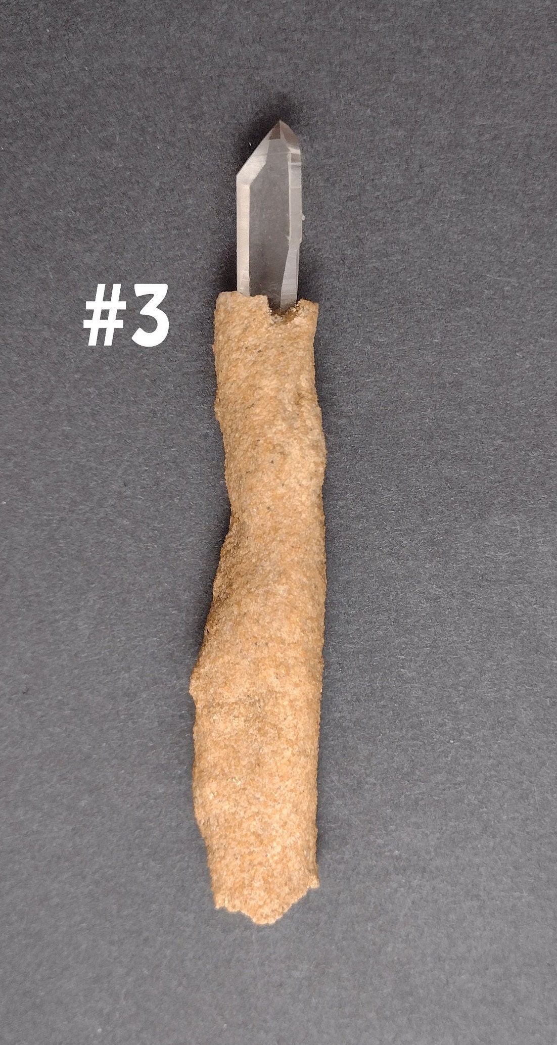 Select From 3 LIGHTNING WANDS 100 Natural Quartz and Fulgurite Wand Lightening Charged Crystal