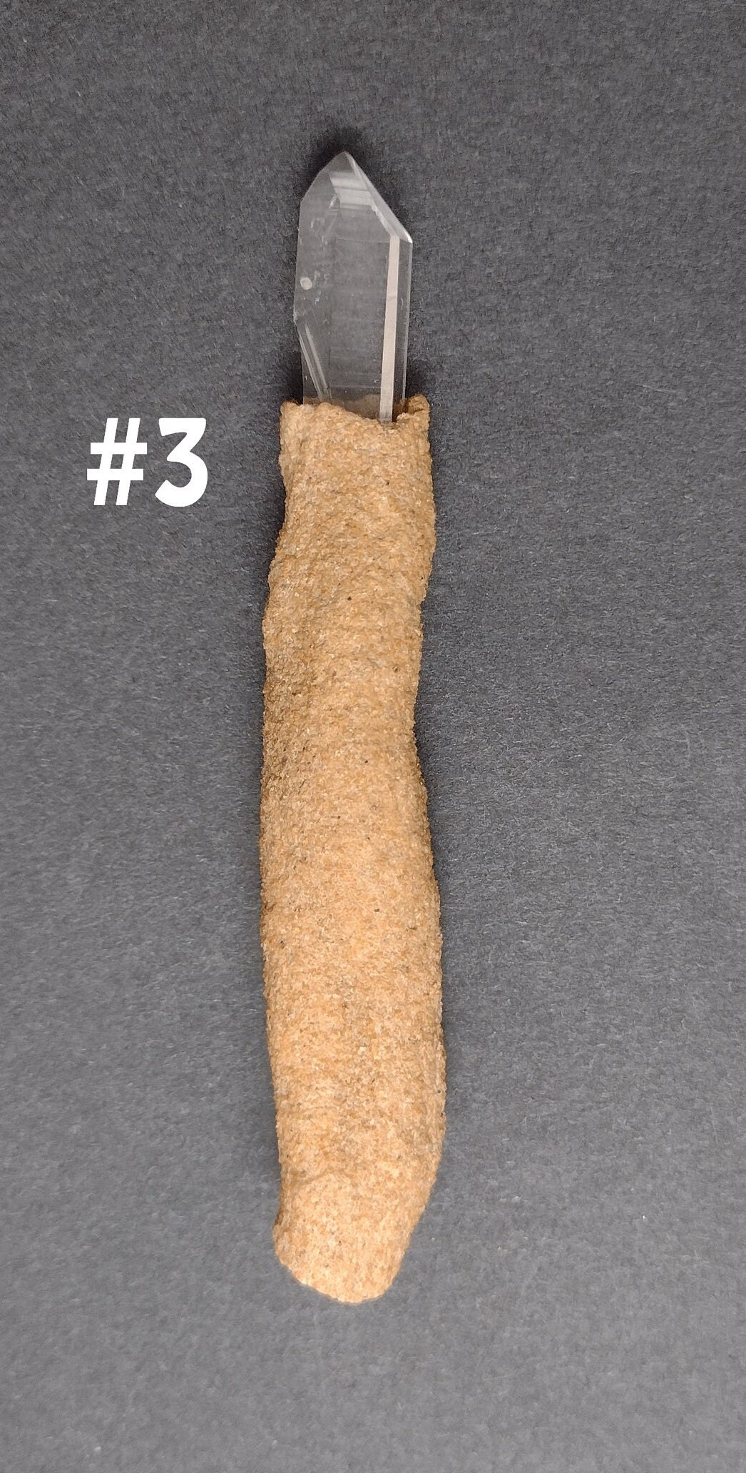 Select From 3 LIGHTNING WANDS 100 Natural Quartz and Fulgurite Wand Lightening Charged Crystal