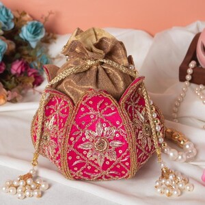 Dark pink deals bag
