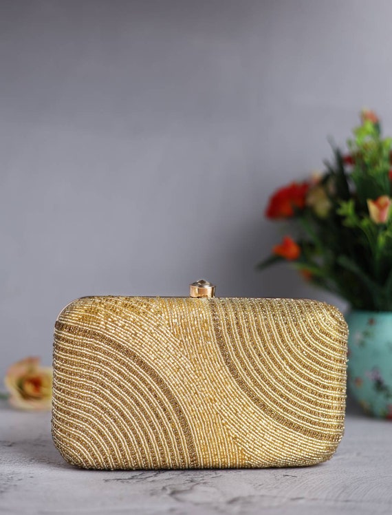 Letty Evening Bags, Gold Evening Purses; Designer Handbags