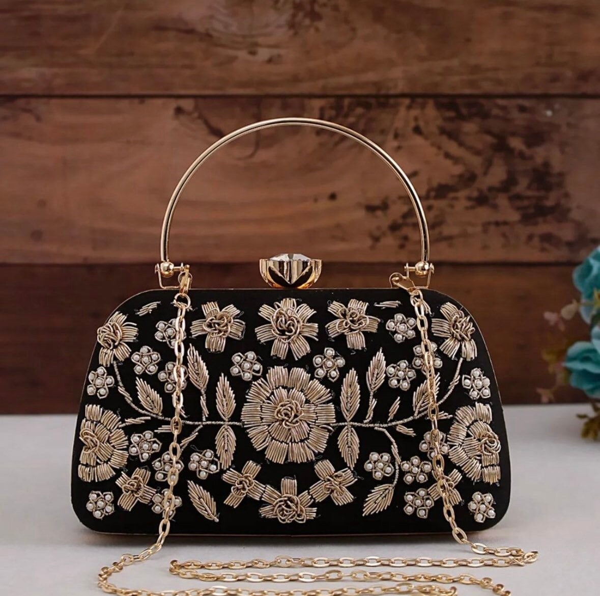 Master Piece Crafts Bohemian bag Embellishment Clutch, Beaded Evening Bag,  Ladies Purse, Handbag,Party Envelope Embroidered clutch bag