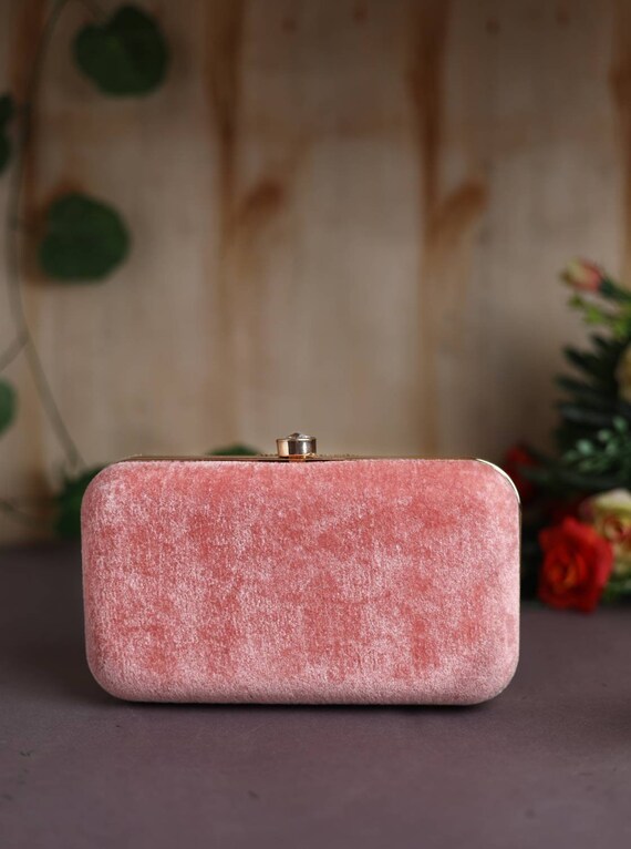 Velvet Handmade Handcrafted Designer Ethnic Bridal Box Clutch Bag at Rs 615  in New Delhi