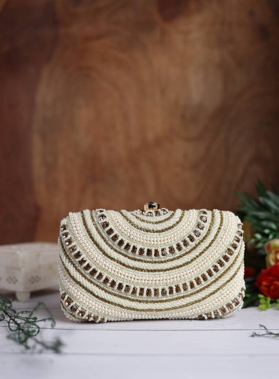 Stone clutch clearance purse
