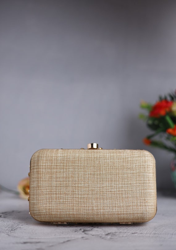 Custom Seed Bead Wedding Clutch Bag Personalized Clutch Box -  Denmark