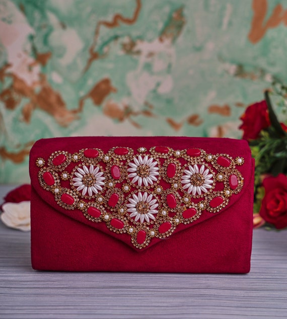 Red Color Crystal Evening Bags Clutches Bags Wedding Purse Top Quality  Bridal Evening Clutch Handbag Fashion Female Diamond Bag - Shoulder Bags -  AliExpress