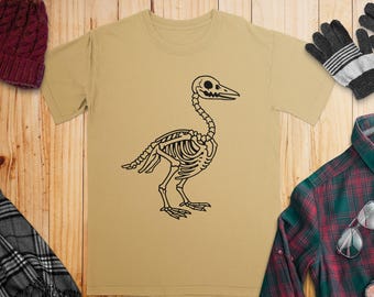 Koszulka Silly Goose Skeleton, Koszulka Creepy Anatomy, Koszulka Halloween, Koszulka Gothic, Koszulka Dark Humor, Koszulka Skeleton Art