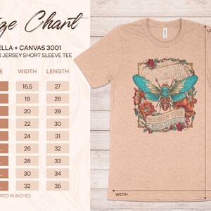The Cicadas Reunion Tour T-Shirt, Retro Music Band Shirt, Summer Concert Tee, Vintage Insect Design, Unique Graphic Tee, Music Lover Gift image 10