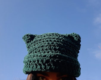 Cat Ear Beanie - Etsy UK
