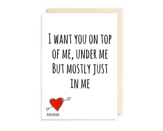 Anniversary Card For Him Personalised Funny Adult Boyfriend Gifts Rude Print 