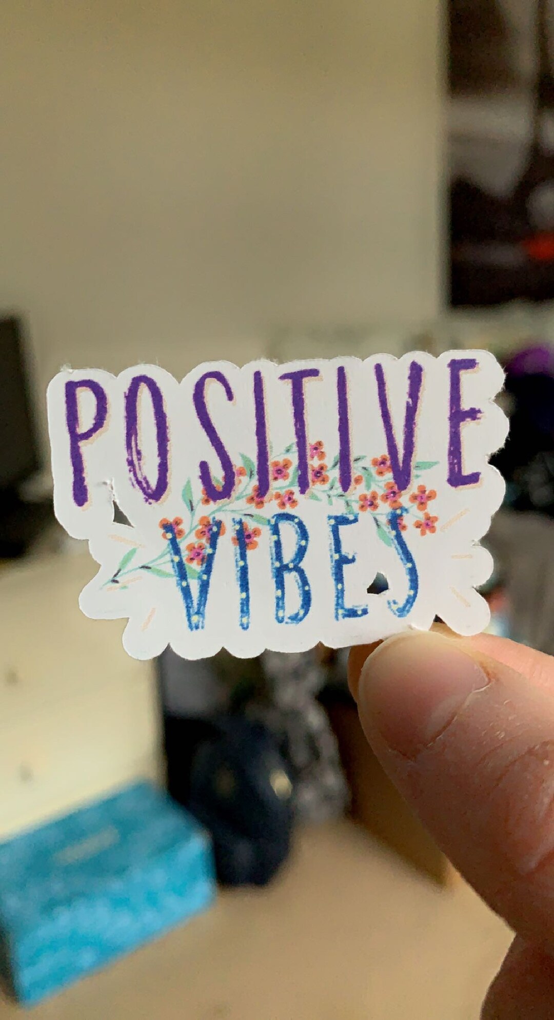 Positive Vibes Sticker for Laptop, Phone, iPad Case, Keyboard, Books - Etsy