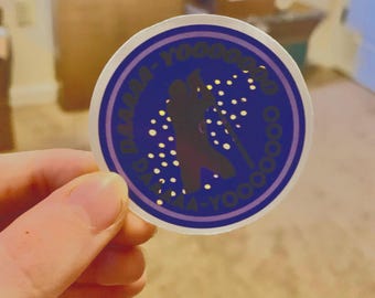 Yoooo Sticker DAAAA YOOOO Glossy Sticker for Laptop, Phone, iPad Case, Keyboard ...