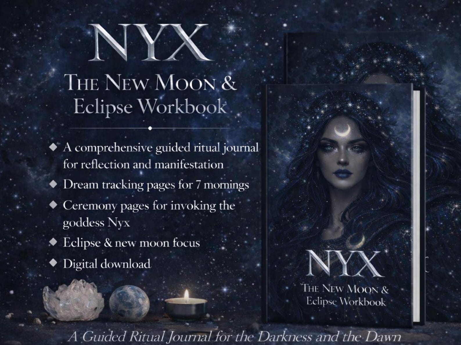 Nyx New Moon & Eclipse in Aquarius Ritual Workbook, Year of the Horse ...