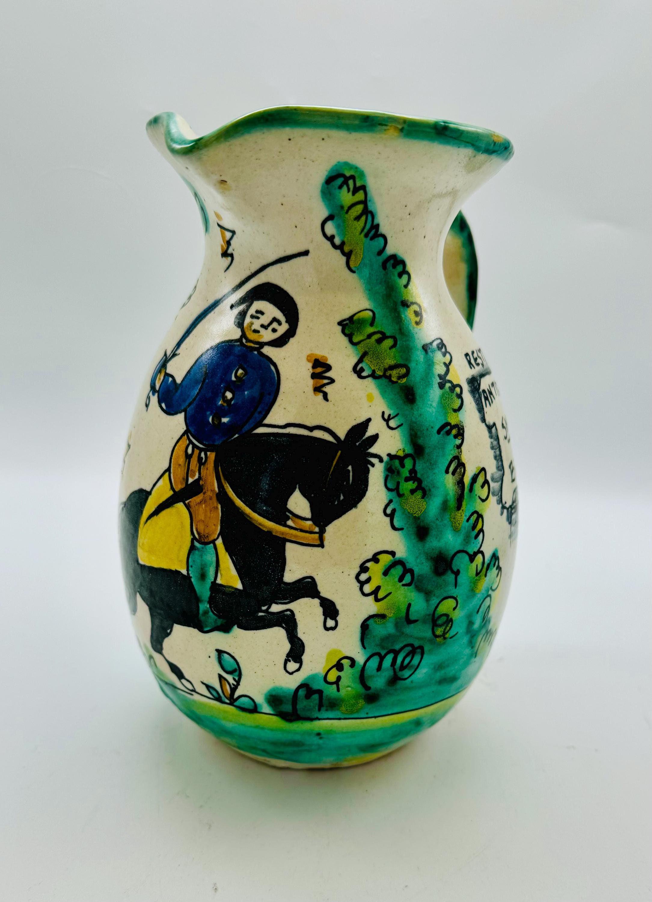 1960s Vintage Folk Art Pottery ウベダ IDEE 1960s Vintage Folk Art Pottery ウベダ IDEE