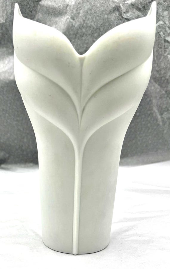 Vintage Rosenthal Studio-linie White Sculptural Porcelain Vase