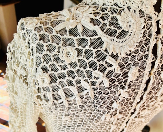 Wonderful authentic Antique Edwardian Hand Croche… - image 7