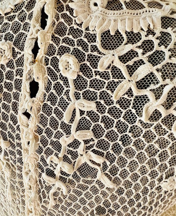 Wonderful authentic Antique Edwardian Hand Croche… - image 8