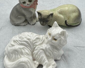 ヴィンテージ ローゼンタール 子猫 ゴールドボールに乗ったミニチュア