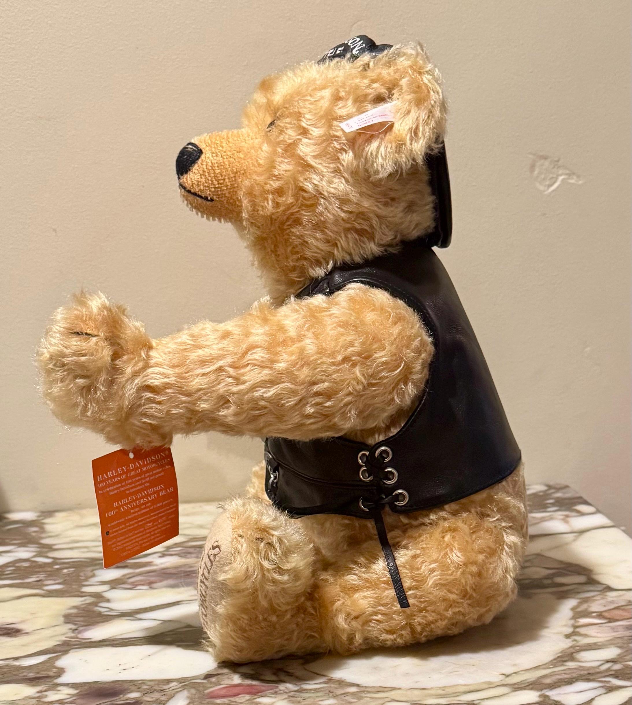 Osito de peluche Stieff Harley Davidson Ltd Ed 2003 con caja y