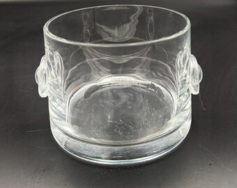 Vintage Steuben MCM Small Glass Ice Bucket Pail