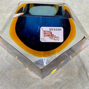 その他 Vintage Vetri Murano Sommerso Ashtray Sommerso Ashtray by Seguso, Murano, 70s by Malama | The Oblist