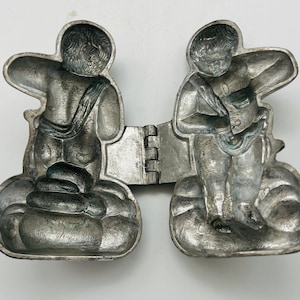 Antique Pewter 492 Cupid Ice Cream Candy Mold
