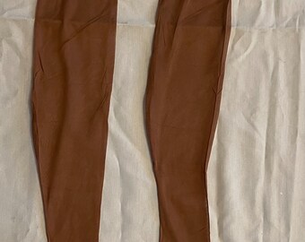 Pair Vintage Wisteria Hosiery Silk Cotton Top Seamed Stockings Never Worn