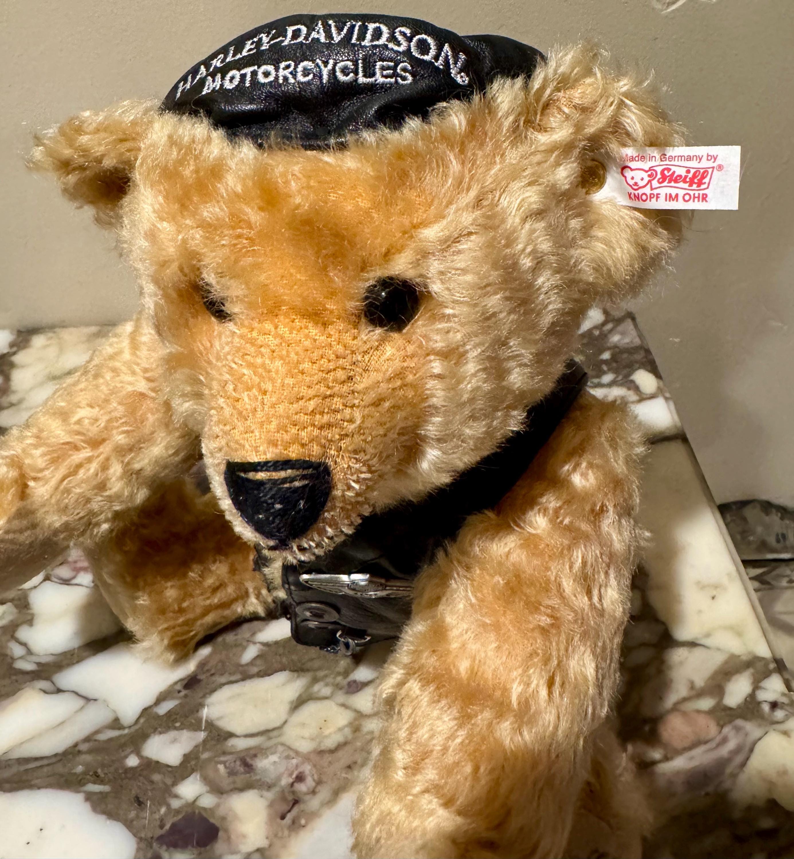 Osito de peluche Stieff Harley Davidson Ltd Ed 2003 con caja y