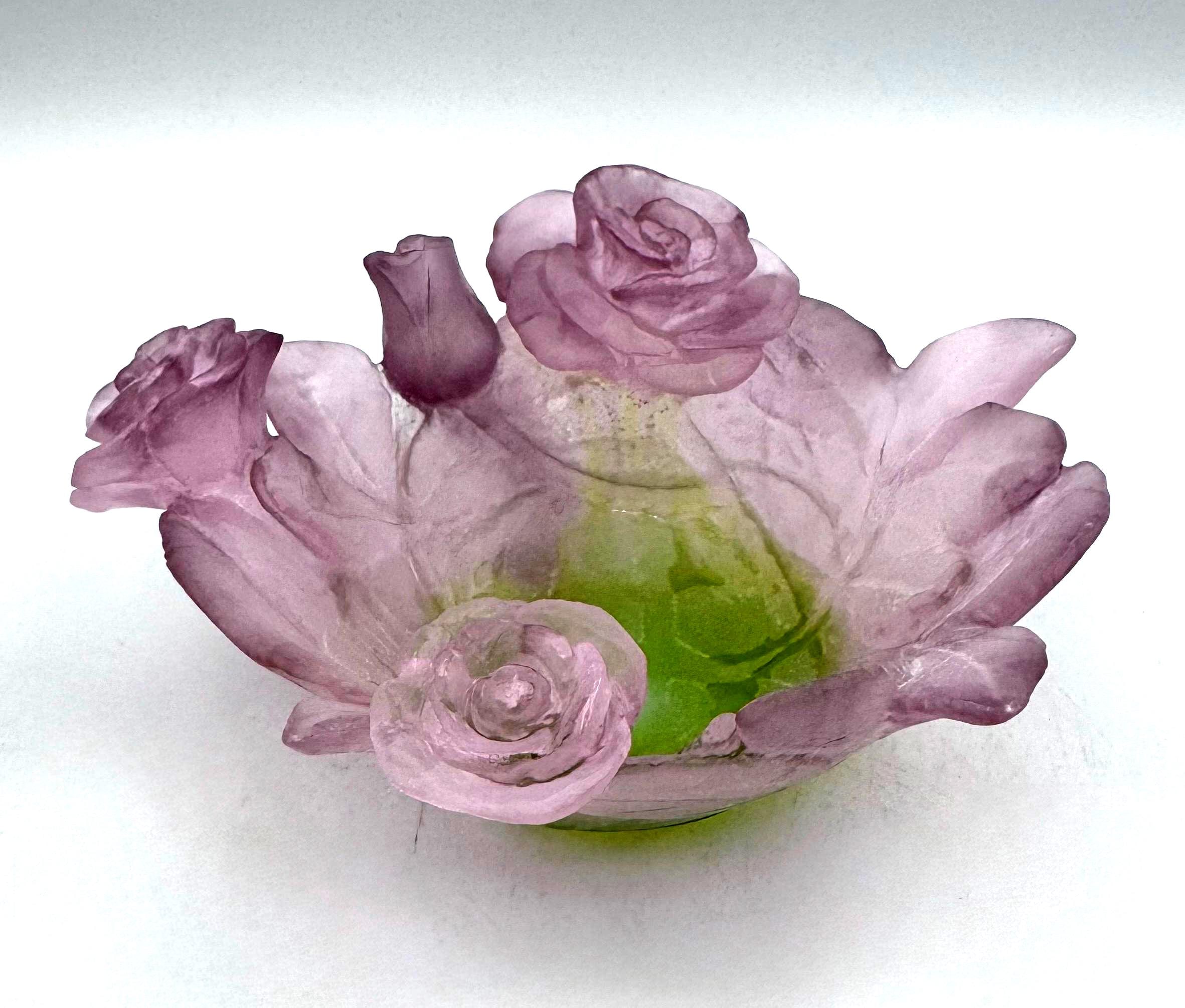 Daum Pate De Verre Bowl - Etsy