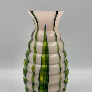 Art Deco Glass Vase - Etsy